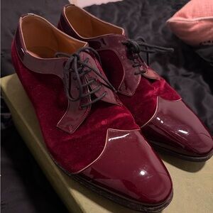 Gucci Men's Deep Red Oxfords